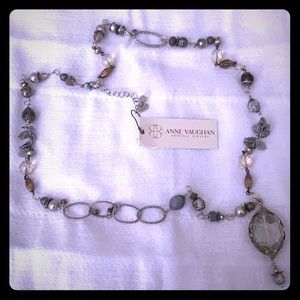 Stunning artsy handmade Anne Vaughan necklace